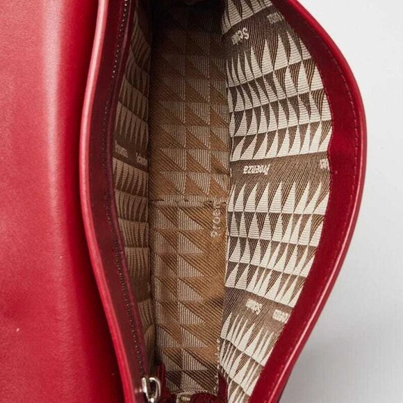 Proenza Schouler Red Leather PS11 Wristlet Clutch Bag - Picture 4 of 10